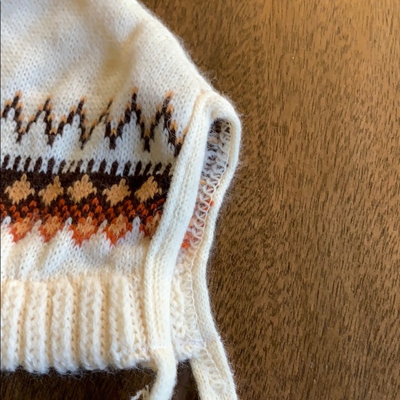 Vintage Knit Hat Pixie Cap Hat With Tassel 1960s Child 60s - Picture 4 of 8